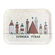Bricka Svenska Fyrar